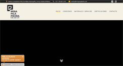 Desktop Screenshot of minapicapiedra.com